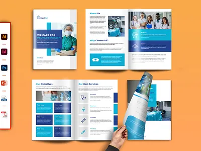 Healthcare Brochure | Medical Services Profile | Wellness Guide birthday flyer branding brochure company profile dance flyer design flyer food flyer food poster graphic design gym poster health flyer logo medical brochure motion graphics party flyer social media design social media management social media marketing sports flyer