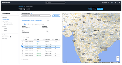 Amazon Fleet Management 3d animation app aws azure branding cloud dashboard design graphic design illustration logo minimal motion graphics typography ui ux vector