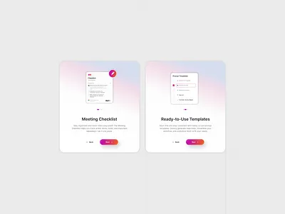 Web onboarding screens app app design cards design desktop modal devdock dialog gradient influencer marketing mobile ui onboarding onboarding flow onboarding screens onboarding ui pop up popover ui walkthrough web application welcome screen