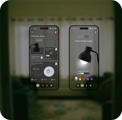 Smart Home Concept App 🏡💡 figma mobile app mobile design ui ux