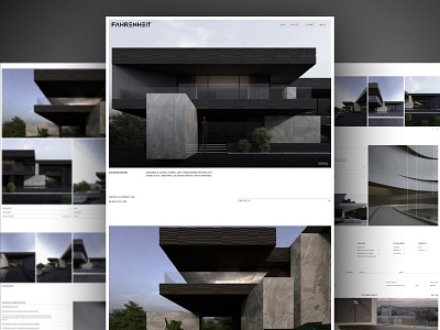 FH - Elegant Clean Architect Portfolio Project Detail Website agency architect clean company profile elegant interface interior interior design landing page luxury minimalist modern portfolio project real estate ui ux web design website website designer