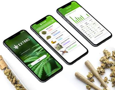 Cannabis Extracts App application cannabis cannabis app cannabis extract ios marijuana mobile mobile design uidesign