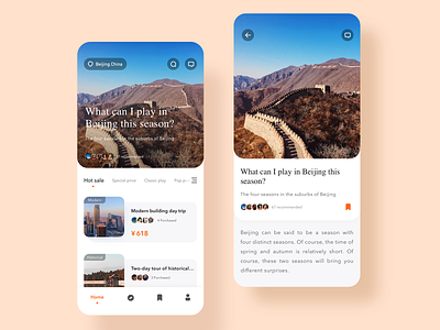 Traveling App pages app traveling app ui ux