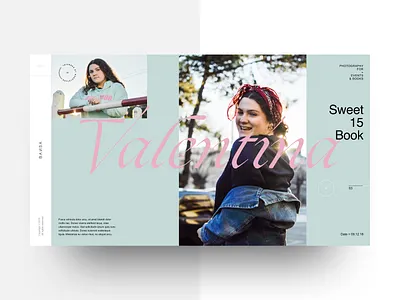 Bansa - Homepage 03 branding design composition concept display helvetica interface landing page layout ogg italic photography website typography ui visual identity web design