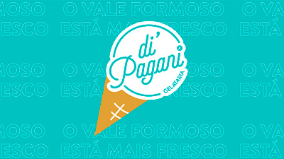 diPagani branding design flat illustration logo type typography vector