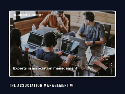 The AMC - Experts in association management animation design mockup ui ux web website