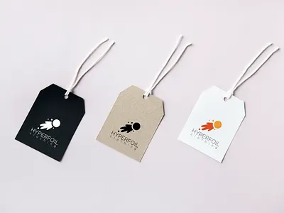 Hyperfoil Clothing Logo Variants on Label Tags brand branding dailylogochallenge design graphic design logo logo design logotype vector