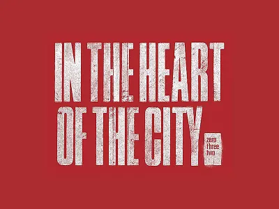 Heart of the City art design distressedunrest graphicarts graphicdesign graphicindex graphics lettering lowbrow lowbrowart merch nobrow schpamb textureinspiration textures tshirt tshirtart tshirtdesign tshirtgraphics typography