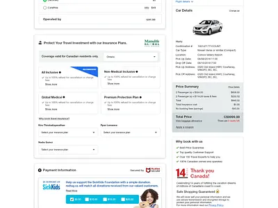 Travel Payment Design checkout checkout form checkout process design desktop payment payment form payment method payments travel ui user experience user interface ux ux design