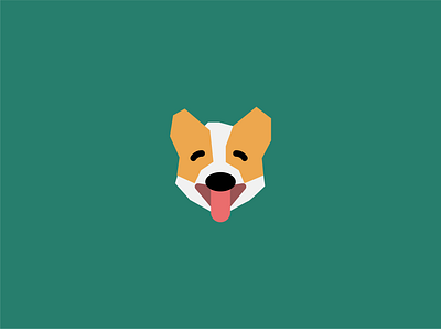 WIP - Corgi inspired logo for a pet center. dog funny happy latam logo minimal pet wip