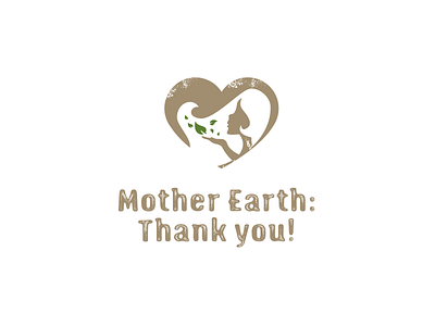 Mother Earth: Thank you! earth eco ecology heart leaf leafs mother woman