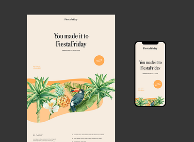 FiestaFriday branding creative design illustration logo typography ui