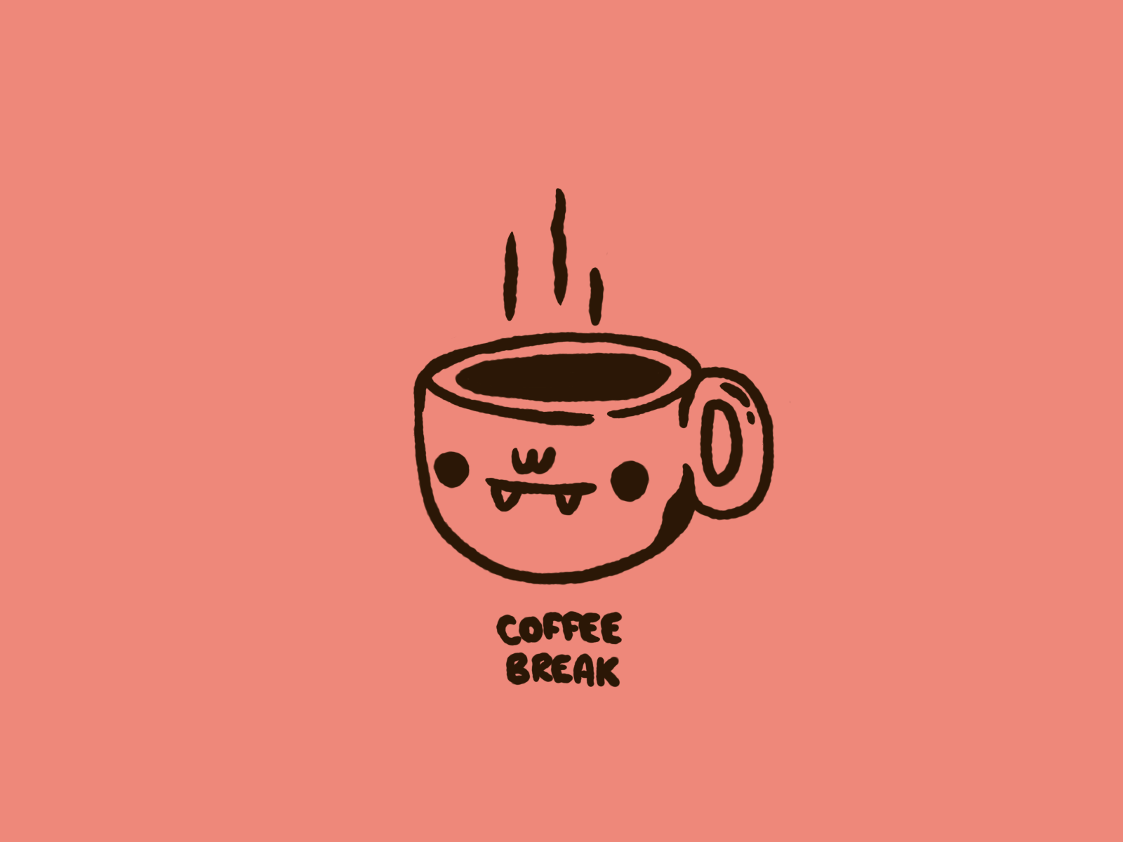 coffee break adobe character character concept character creation character design design food gif gif animation illustration illustrator