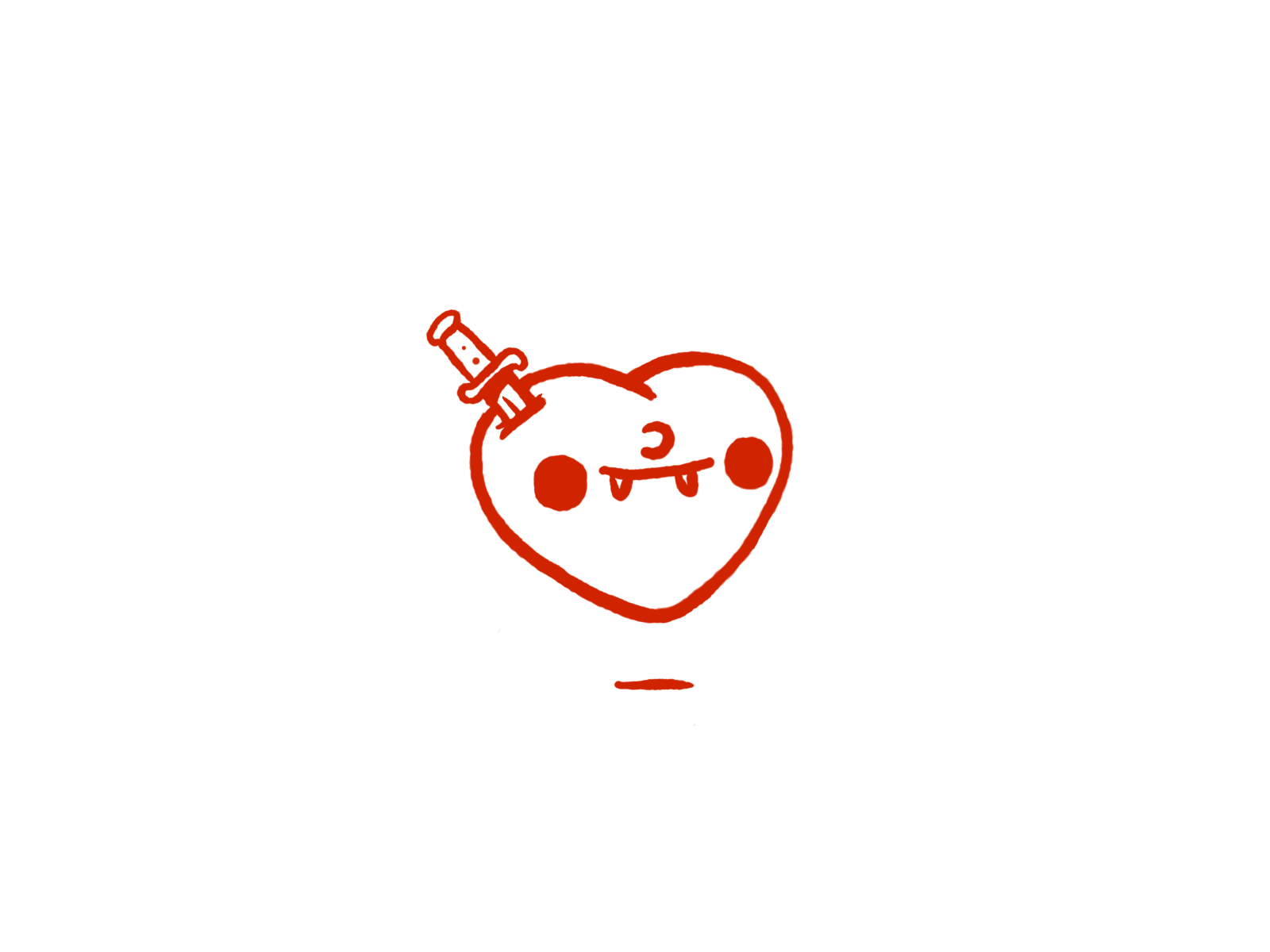 Love is dangerous adobe character character design gif animated illustration illustrator ipad pro procreateapp