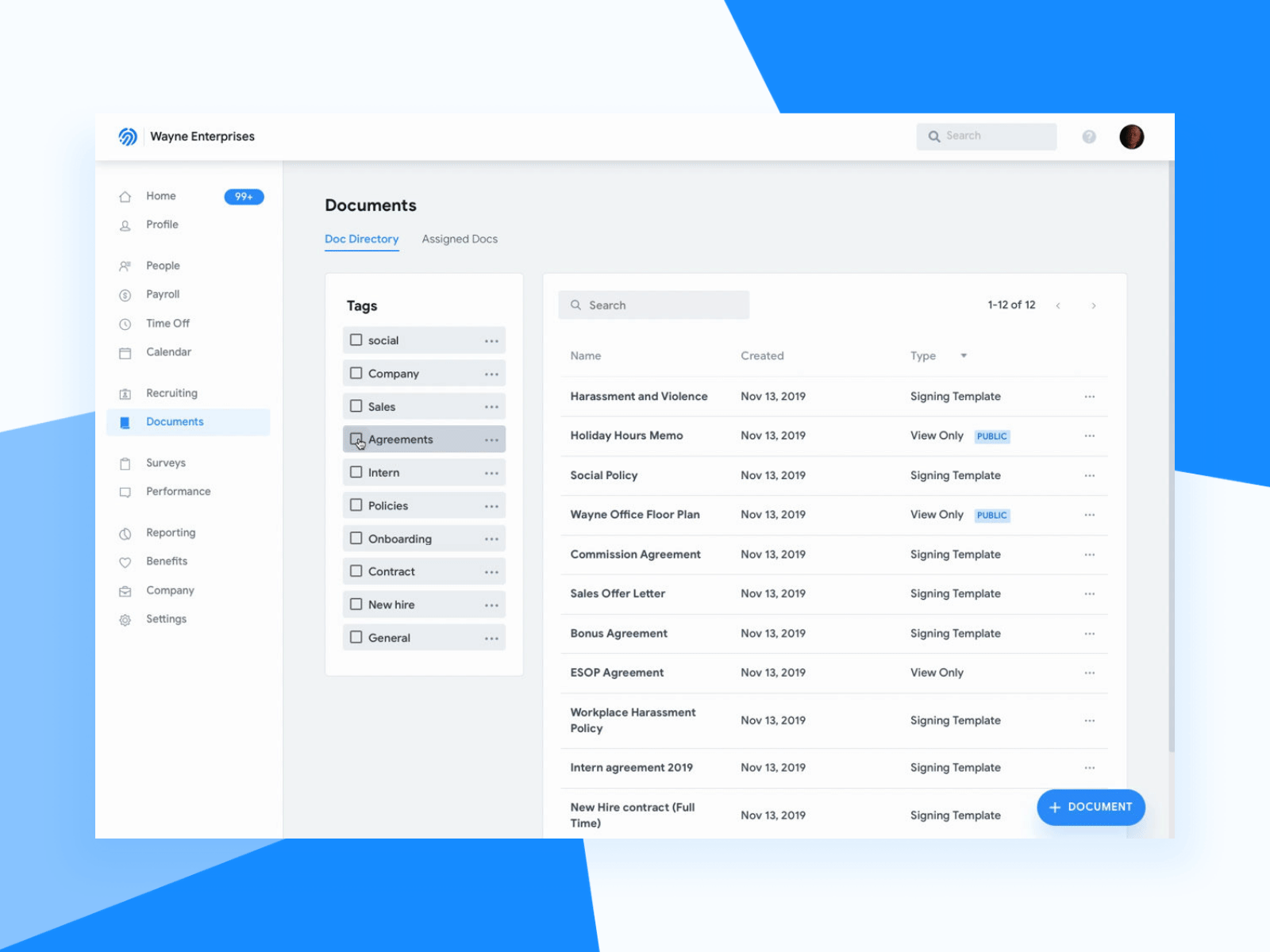 Documents 2.0 app ui ux