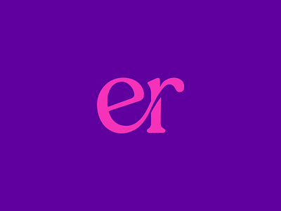 Entity Relationship clean customtype glyph lettering ligature ligaturecollective logo logodesign relationship smooth symbol typography