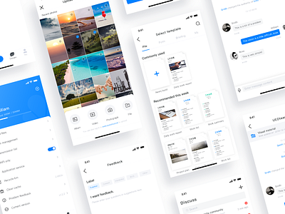 Office APP 2 app color design office office app ui ux 品牌 图标 应用 设计