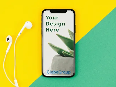 Free Clean iPhone Mockup PSD branding design freebie freebies iphone iphone app iphone mockup mockup mockup psd photoshop
