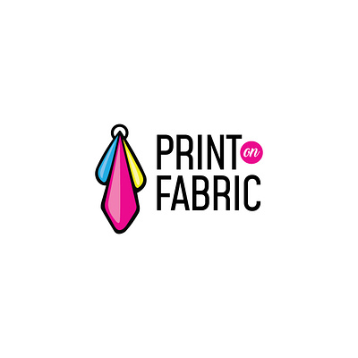 Printing logo design apron branding cmyk design fabric icon illustration ink logo printing vector