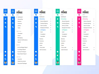 Exploring Dashboard Sidebar Navigation blue dashboad hr hr software hrms navigation navigation menu payroll recruitment sidebar sidebar menu sidebar navigation whitelabel