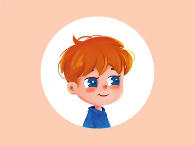 人物头像 branding ui 中国 发现 插图 插画 插画设计 男孩 界面