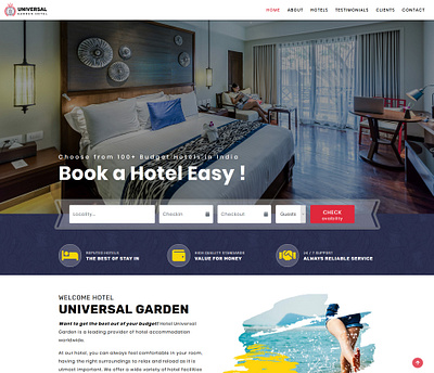 HotelUniversalGarden Homepage