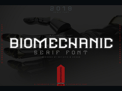 BIOMECHANIC Serif font 1900s 20th biomechanical branding creative market design designer emblem logo font font design graphic design logo serif font serif fonts serif typeface typeface typeface design typography typography art vector