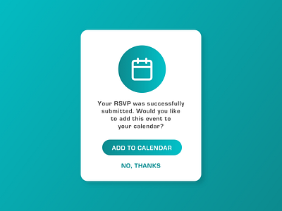 Pop Up - Daily UI 16 button calendar card daily ui daily ui challenge minimal mobile mobile ui modal popup ui user interface ux