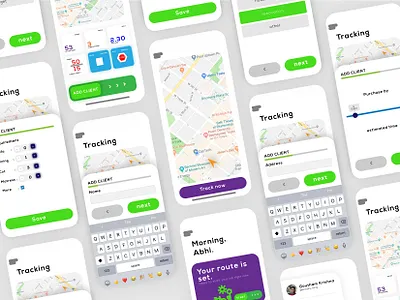 Employee traker | app UI | prototyping | minimal UX app appui appuidesign design minimal prototype ui ui design uidesign uiux user interface ux