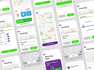 Employee traker | app UI | prototyping | minimal UX app appui appuidesign design minimal prototype ui ui design uidesign uiux user interface ux