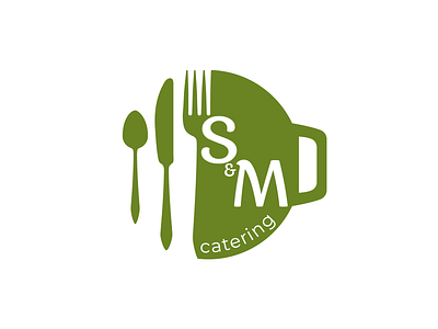 S&M catering branding catering cooking design graphic design logo logodesign