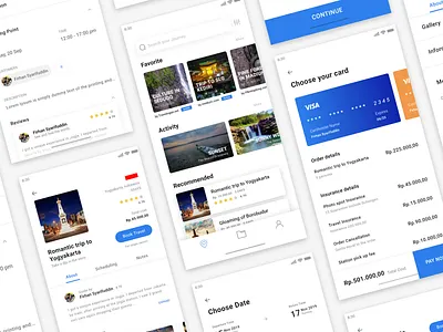 Travel App app design flat icon illustration logo minimal typography ui ux