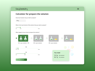 Daily UI 004 - Calculator calculator chemistry design figma ui ux