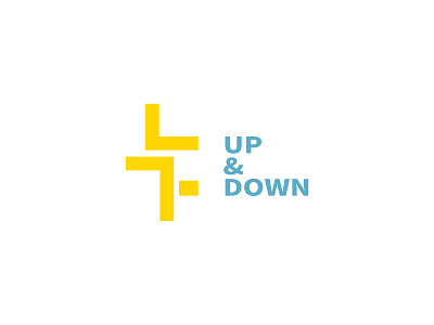 Up and Down. brand design concept concept design design fashion logo happy illustration logo