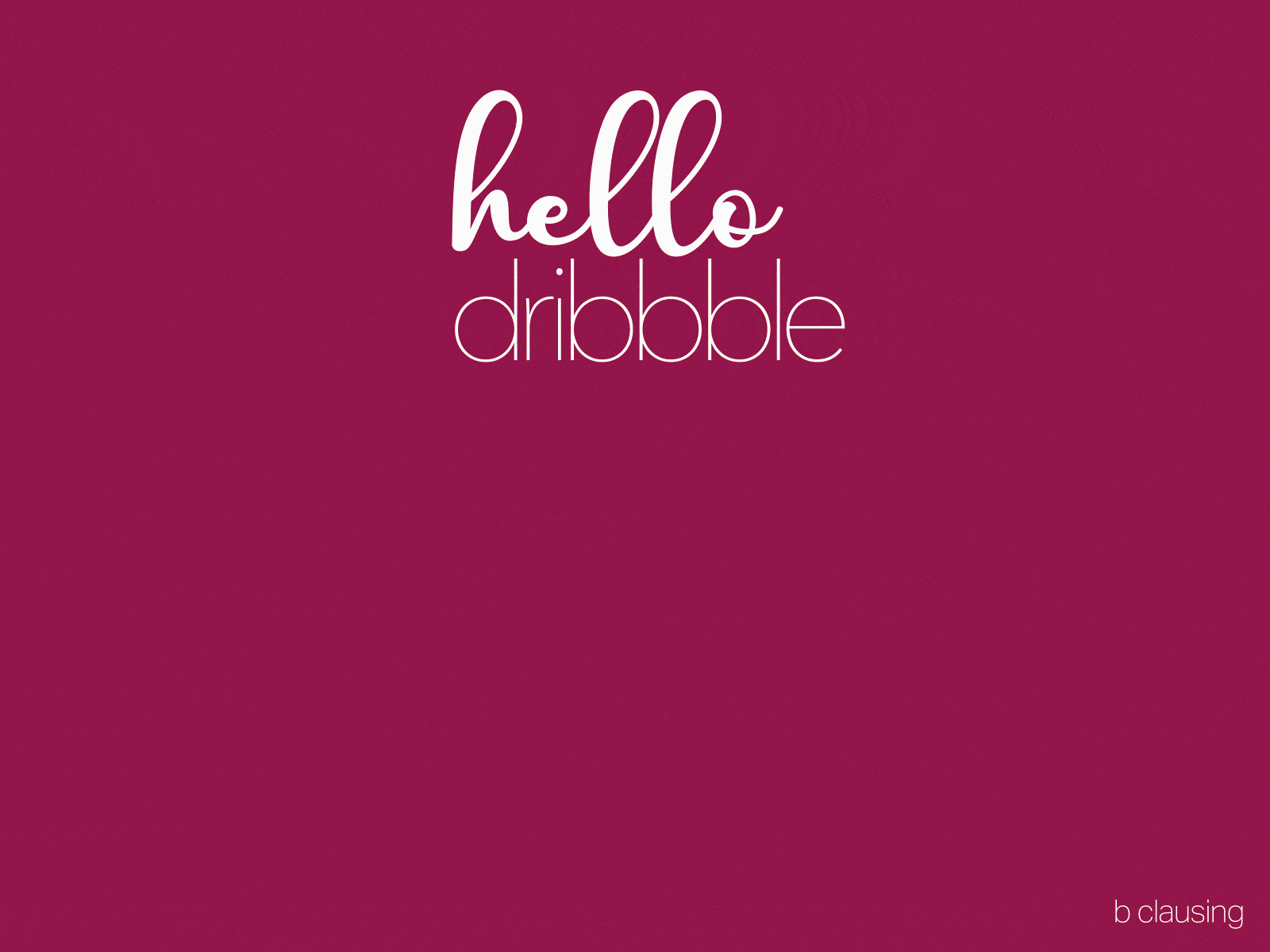 Hello Dribbble 2d animation animated gif animation debut design dog hello hello dribbble hellodribbble