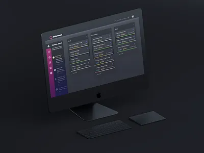 Dashboard Concept for Designers I Dark mode app chart concept dark dark ui darkmode dashboard data data viz dribbble figma home invision kanban rubik ui ui ux web