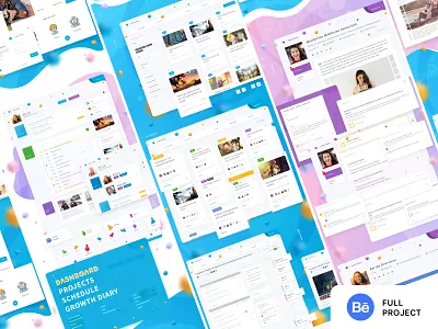 . Smart School Full Info dashboard fun jira kids profile projects school site tasks ui ux web