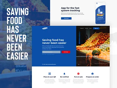 Samsung’s innovative zero food waste solution concept carrefour clean concept design divante dvnt dvntinnovationlab ecommerce ecommerce design food waste foodwaste landing page monitoring system samsung ui ux web design website website concept website design