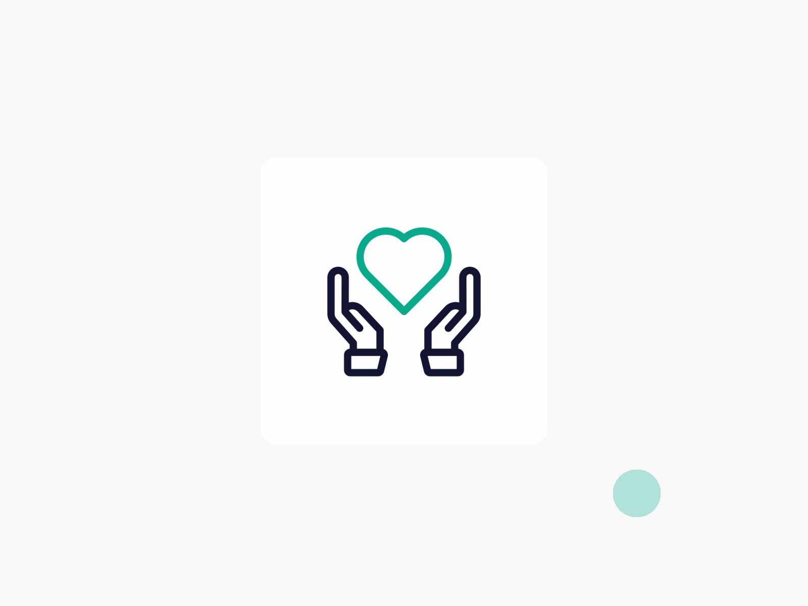 Share Love Animated Icon 2d animation animated animation bodymovin care gif hands icon icon set icons lottie love microinteraction microinteractions motiongraphics share svg animation