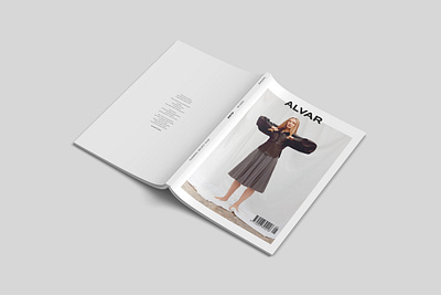 Alvar Magainze, cover concept. design editorial graphic design layout magazine scandi typography