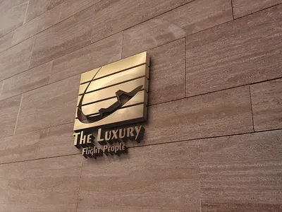 The Luxury Flight People 4 app branding design logo logo design ui