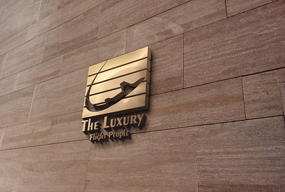 The Luxury Flight People 4 app branding design logo logo design ui