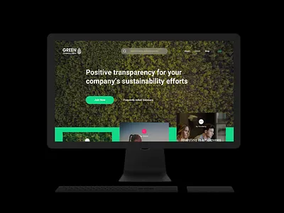 Green Company Effect ui ux web design webdevelopment