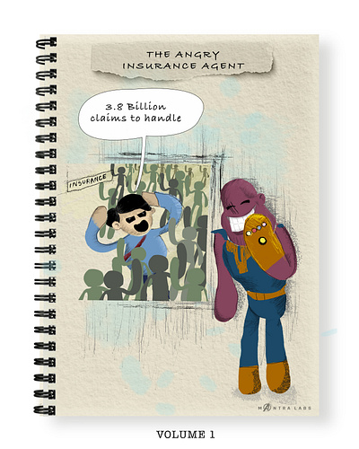 Post Infinity War Condition of Insurance Companies art cartoon character comic art design graphic design illustration sketch