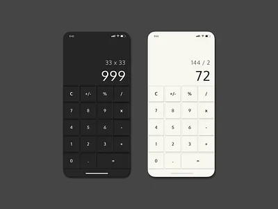 DAYLY UI | Calculator app calculator count design number numeral ui