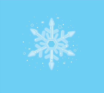 snow flakes art design flat graphics design icon illustration illustrator logo typography vector