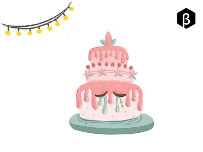 Character Illustration - Wedding Cake in Tiers brandzgarage cake celebration celebration illustration character character design design design agency graphic design hand drawn illustration illustration style illustrator meme memes sketch sketches wedding weddingcake