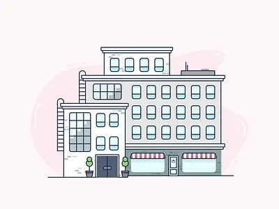 Apartment building apartment apartment builiding builiding digital art figma illustration vector