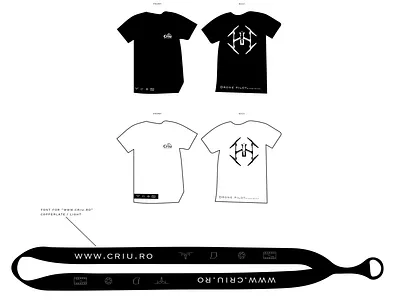 T-shirts and accesories for Criu Video Production branding clean design criu design icon illustration logo simplicity t shirts