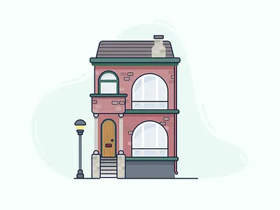 London terraced house apartment building digital art figma house illustration london terraced house vector